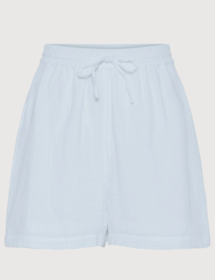 PIECES Short Femme Satina Bleu