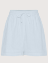 PIECES Short Femme Satina Bleu