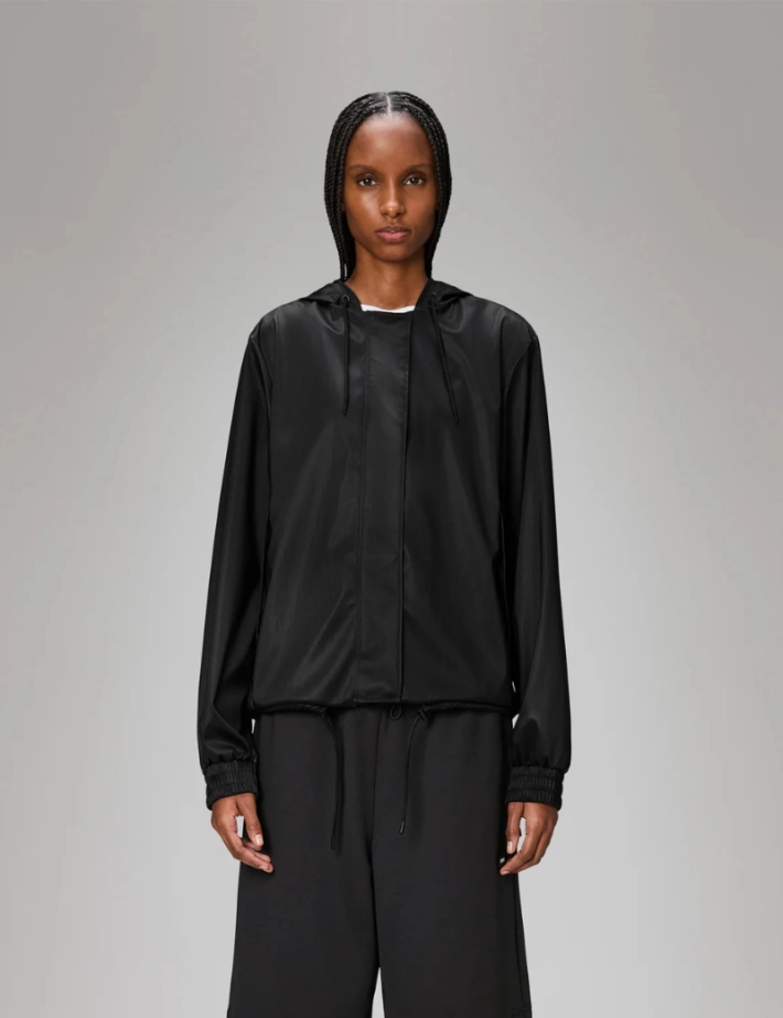 Rains Veste Femme String W3 Noir Grain