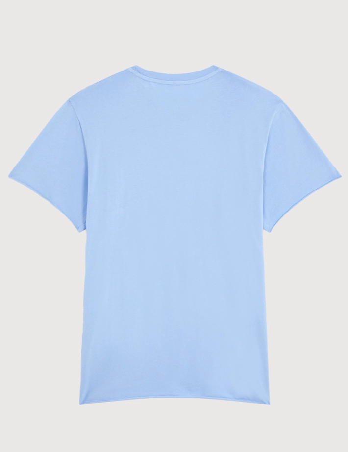 SWEET PANTS T-Shirt Homme Wash Edge Bleu - 4