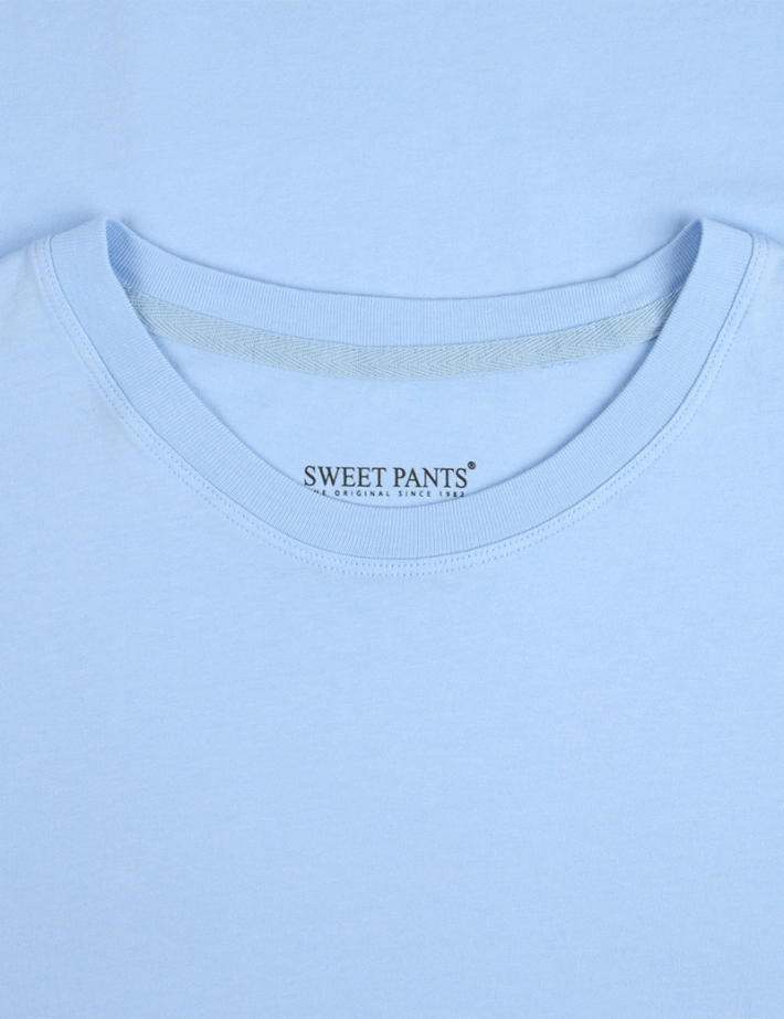 SWEET PANTS T-Shirt Homme Wash Edge Bleu - 3