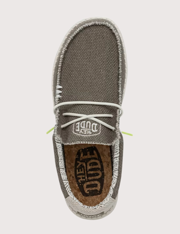 Hey Dude Chaussures Homme en Toile Wally Gris