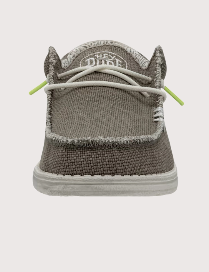Hey Dude Chaussures Homme en Toile Wally Gris - 2