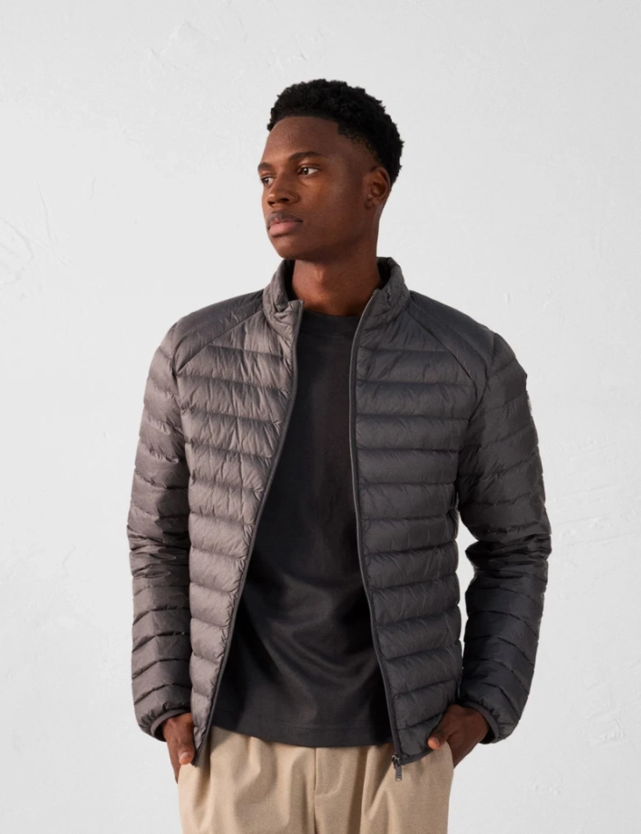 JOTT Doudoune Mat Homme Gris Anthracite