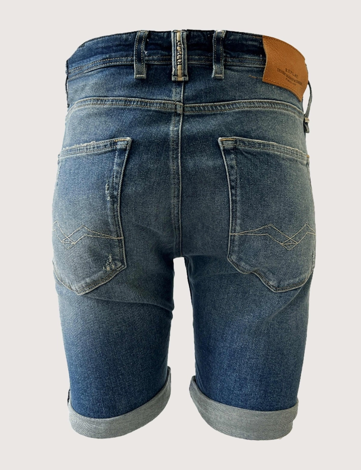 REPLAY Short Denim Medium Blue - 2