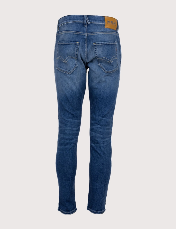REPLAY Jean Slim Tapered Mickym Dark Blue .007 - 2