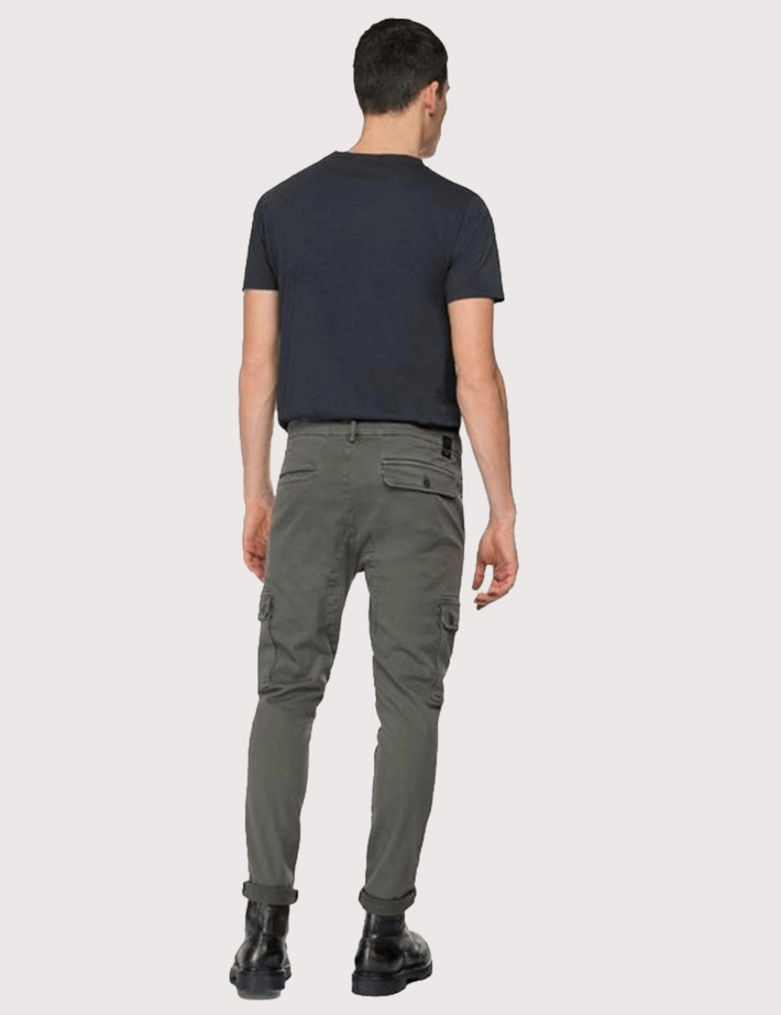 REPLAY Pantalon Homme Jaan Vert Militaire 030 - 2