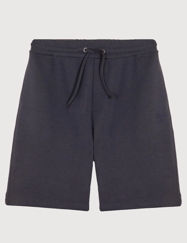 HBT COTON TOUCH | Molleton SAMY SHORT Bermuda Noir Homme