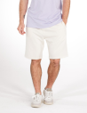 HBT COTON TOUCH | Molleton SAMY SHORT Bermuda Blanc Homme