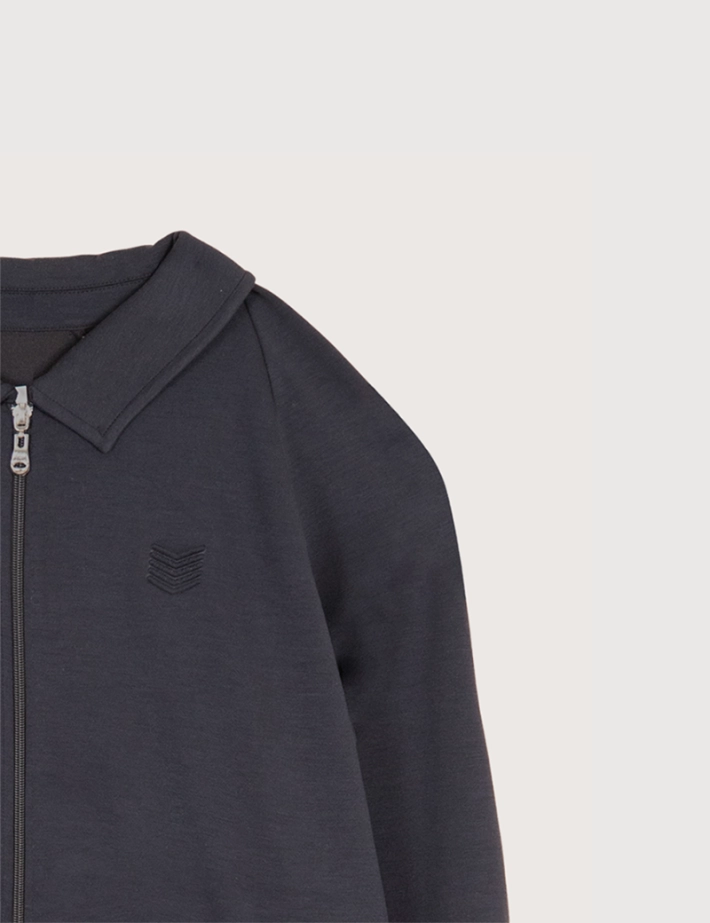 HBT COTON TOUCH | Tencel Milano Sunny Blouson Noir Homme - 2