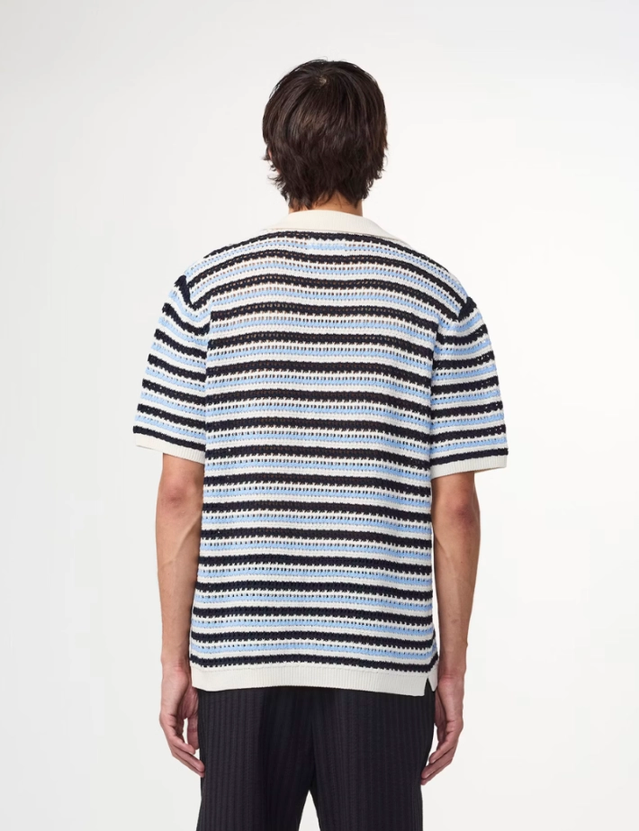 NN07 Chemise Homme Manches Courtes Henry Marinière - 3