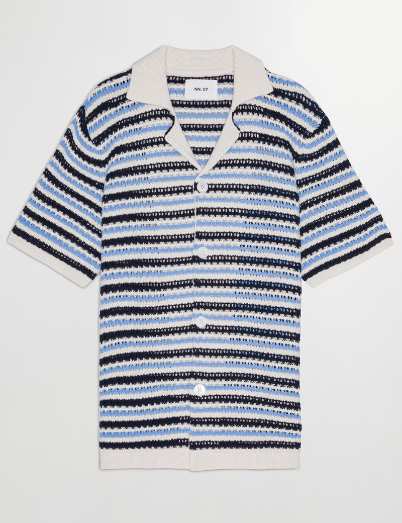 Chemise Homme Vintage SLT Marina Del Rey - Mélange Polyester/Coton - Taille S - Occasion TB État