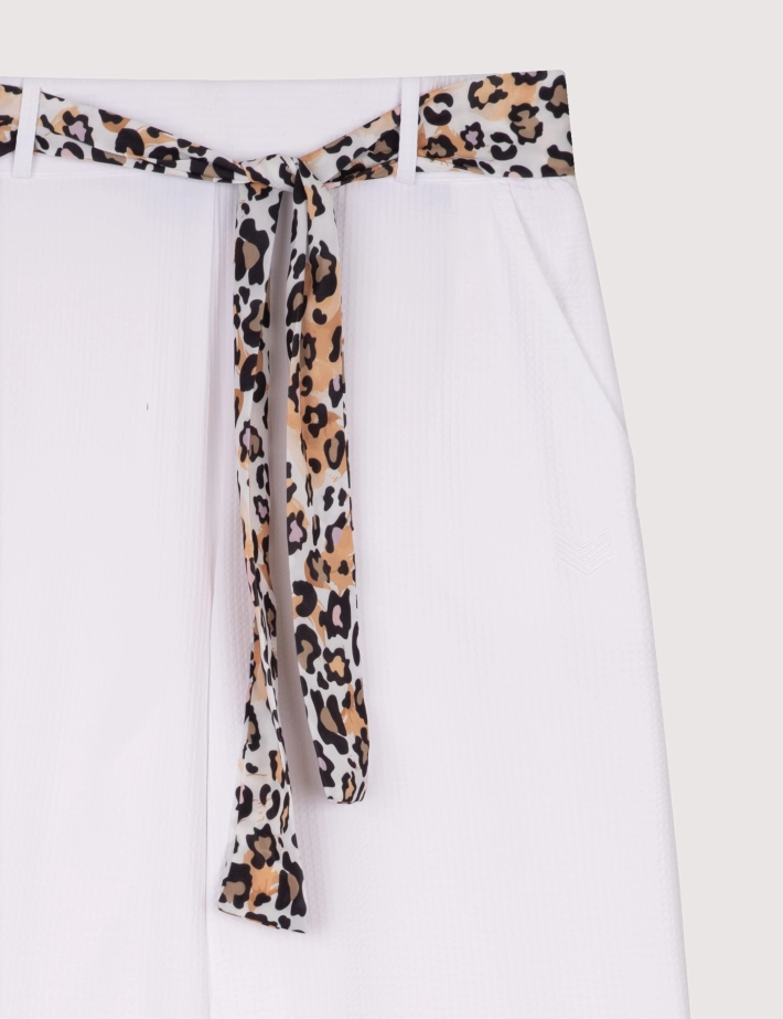 HBT SUMMER CHIC | Waffle STAN Pantalon Blanc - 2