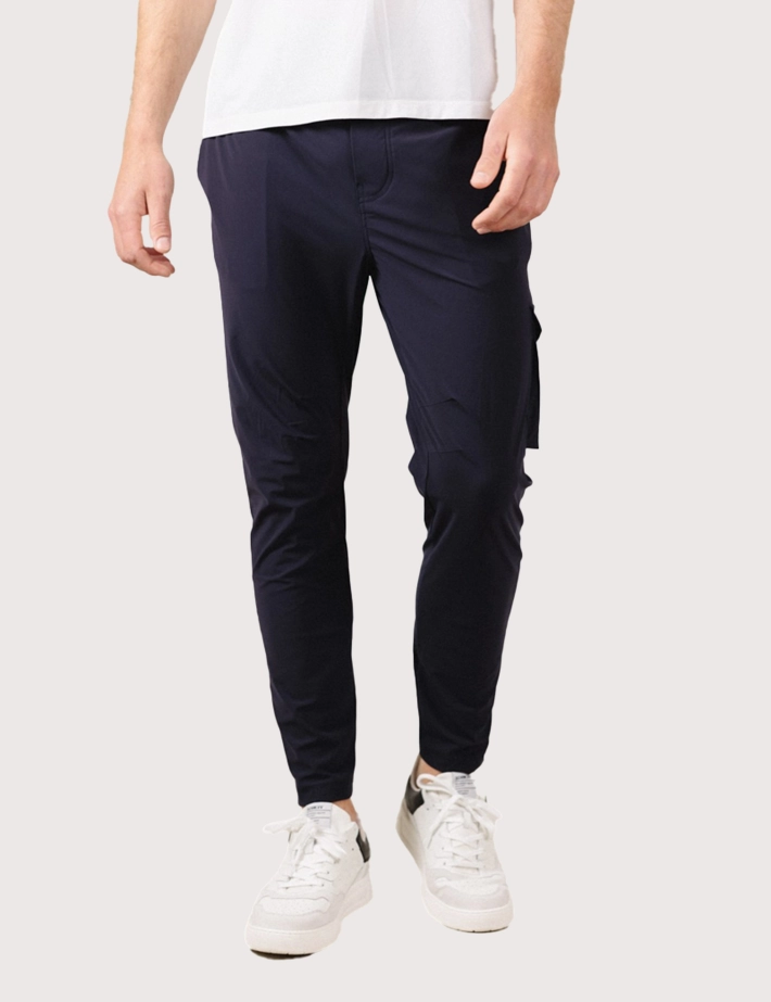 HBT Pantalon Homme  Chris Cargo Bleu Marine