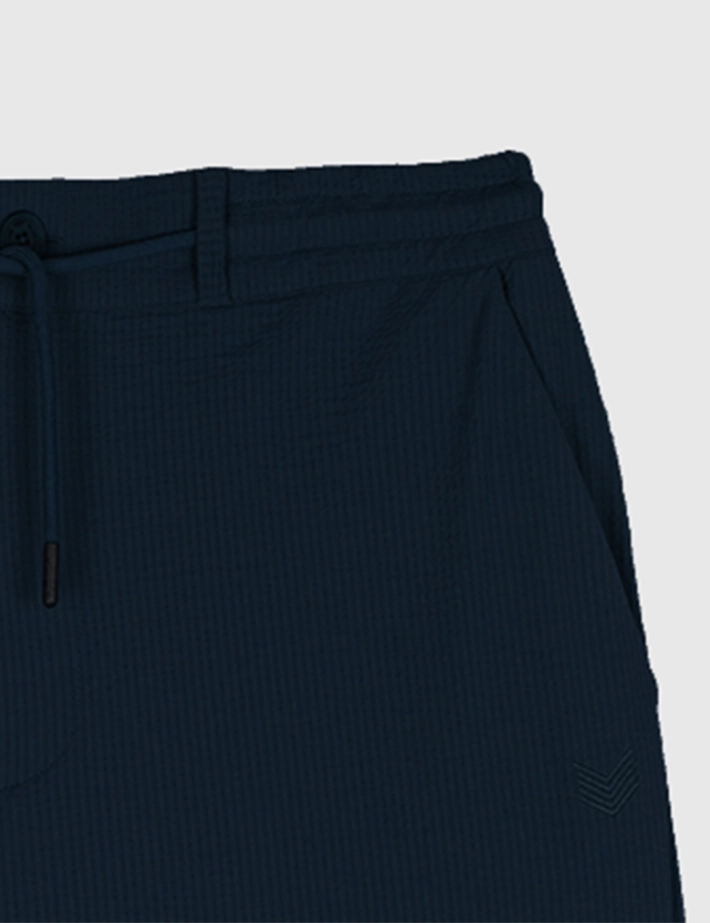 HBT SUMMER CHIC | Waffle DARIO SHORT Bermuda Marine - 2