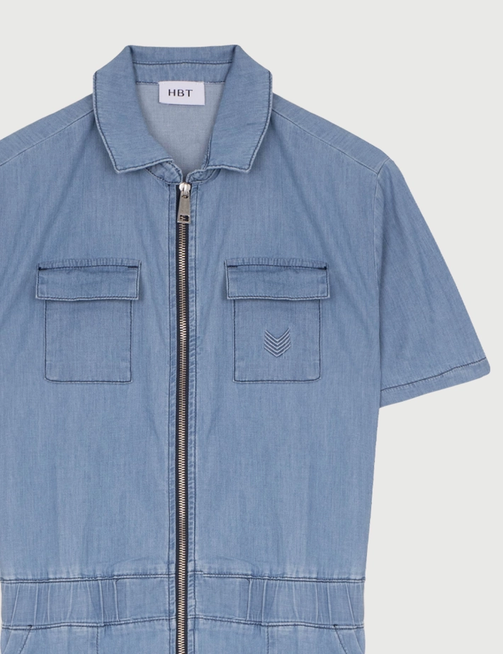 HBT DENIM Light CELESTE Combi Jean - 2