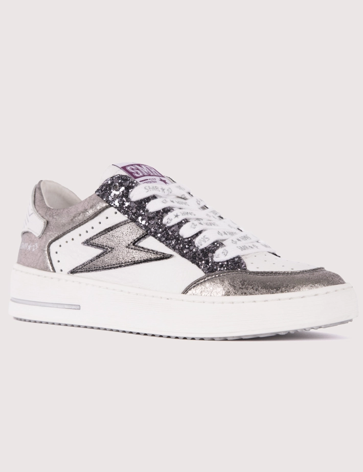 SEMERDJIAN Baskets Basses Noubar C763 Gris Violet Métallisé H25 - 2