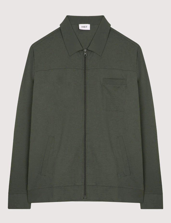HBT SUMMER CHIC | Waffle LORENZO Veste Kaki