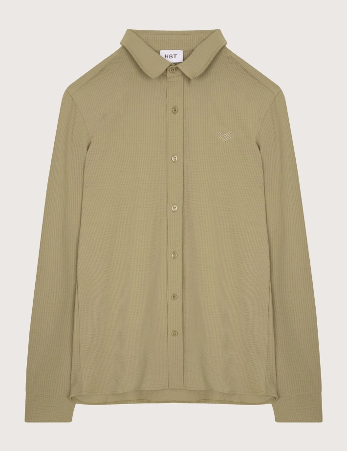 HBT SUMMER CHIC | Waffle LORD Chemise Beige - 2