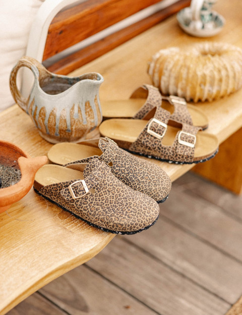 LES TROPEZIENNES PAR M.BELARBI Sabots Zabot Léopard - 6