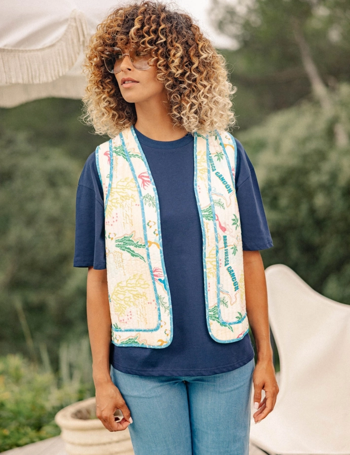 Adoré Gilet Femme Sans Manches Redwan Cancun