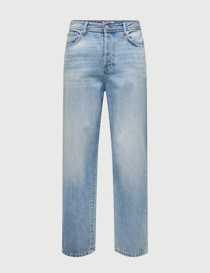 Only & Sons Jean Homme Coupe Loose Fade - 5