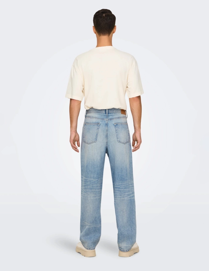 Only & Sons Jean Homme Coupe Loose Fade - 2