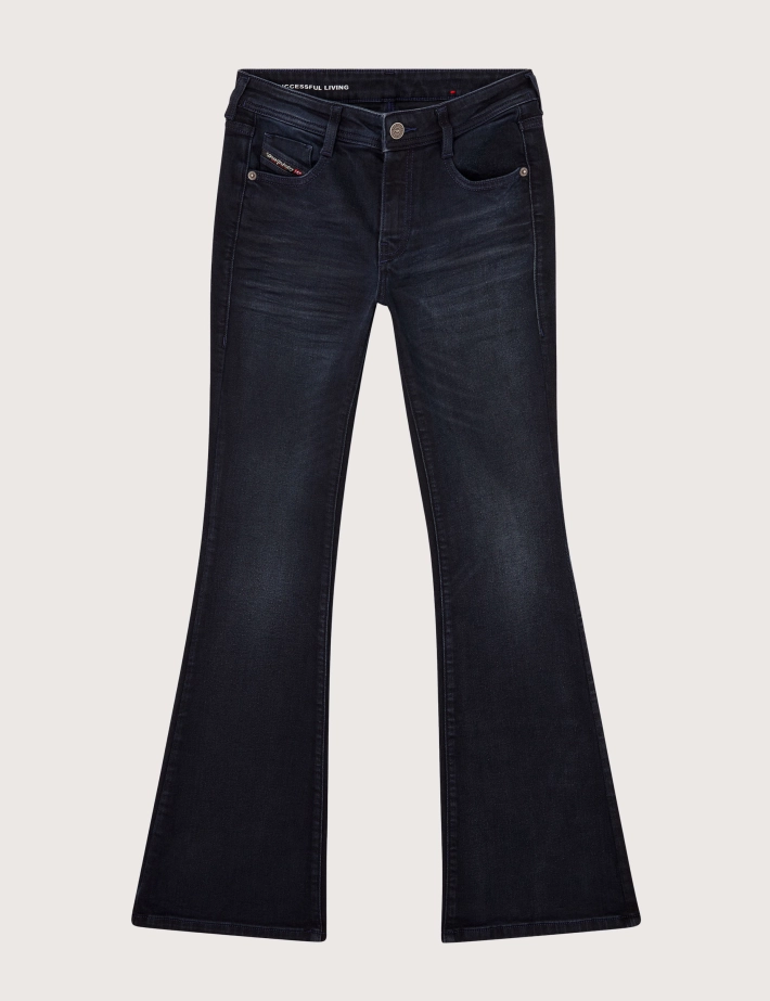 DIESEL Jean Femme D-Ebbey BMBU Noir - 5