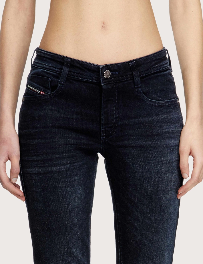 DIESEL Jean Femme D-Ebbey BMBU Noir - 3