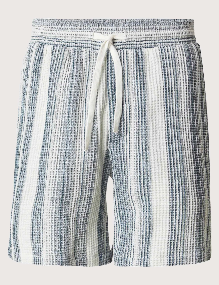 Only & Sons Short Homme Tel Savier Waffle Motif Ecru - 4
