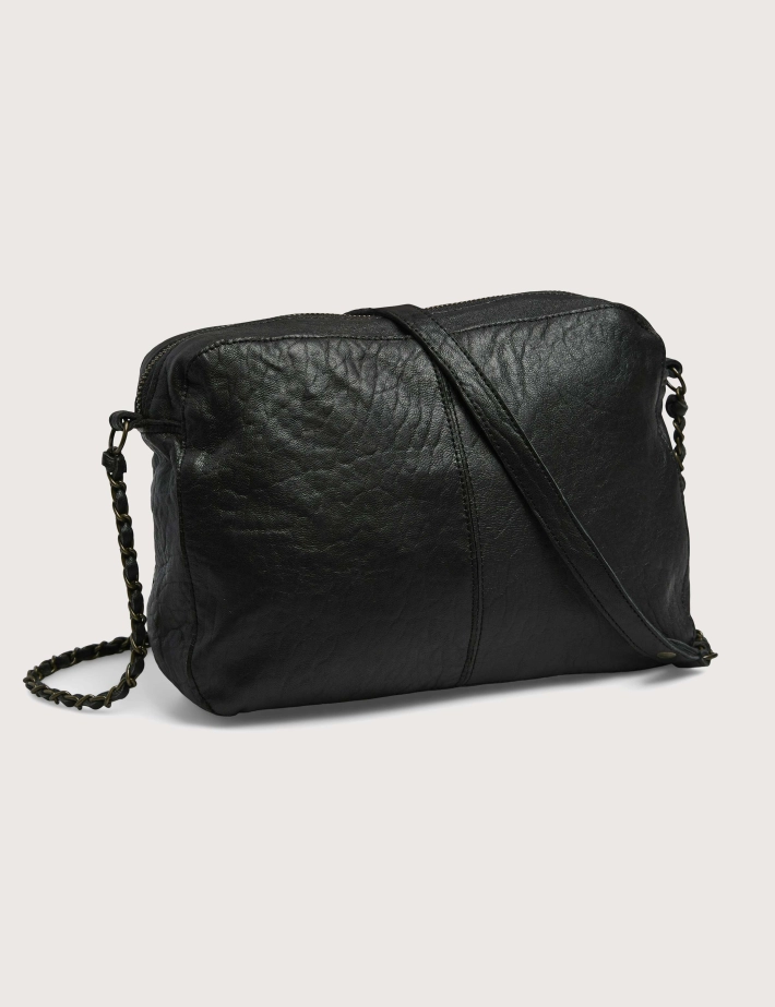 PIECES Sac Naina à Bandoulière Noir Embossé - 2