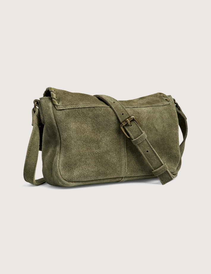 PIECES Sac Cross Body Jenny Suède Kaki - 2