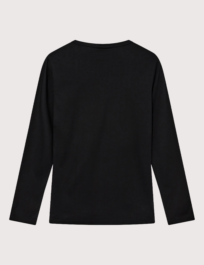 MOS MOSH T-Shirt Homme Manches Longues Perry Noir - 2