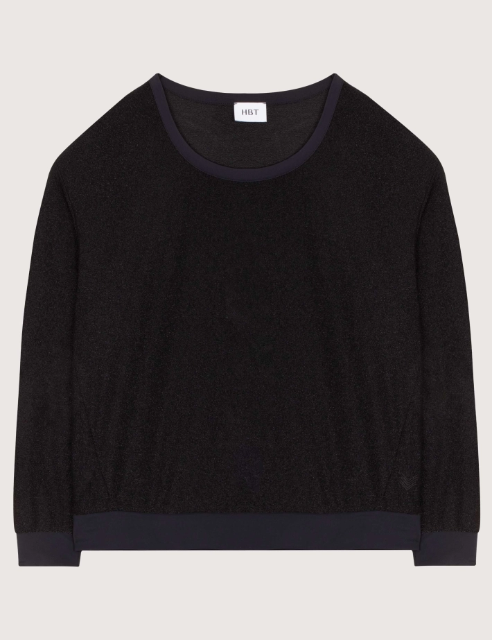 HBT Basics Insolites | Vanessa Sweat Femme Noir