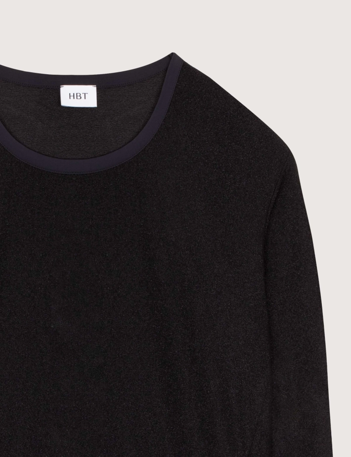 HBT Basics Insolites | Vanessa Sweat Femme Noir - 2