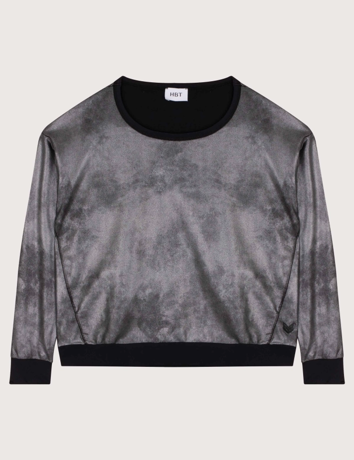 HBT Basics Insolites | Vanessa Sweat Femme Argent