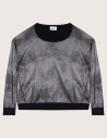HBT Basics Insolites | Vanessa Sweat Femme Argent