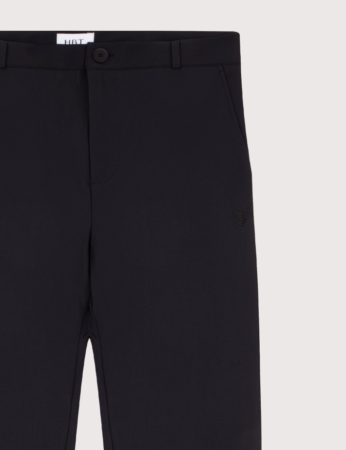 HBT Basics Double Face | Tim Pantalon Homme Noir - 2