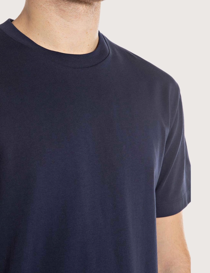 REPLAY T-Shirt Homme Manches Courtes Regular Marine - 4