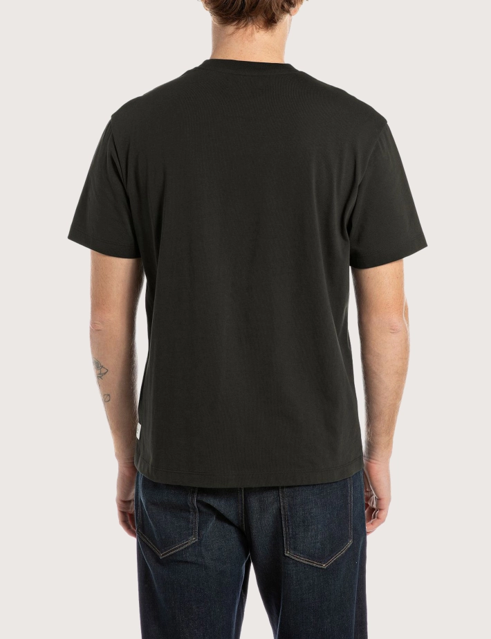 REPLAY T-Shirt Homme Manches Courtes Regular Noir - 2