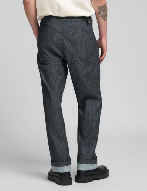 REPLAY Pantalon Homme Regular Rayé Bleu Foncé - 2