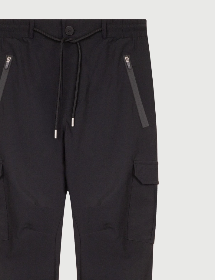 HBT BASICS | Revolutional DAN Pantalon Cargo Noir Homme - 2