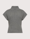 MOS MOSH Top Col Cheminé Femme Biola Bine Gris