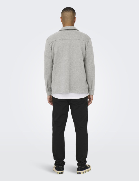 Only & Sons Surchemise Homme Newkodyl Gris - 3