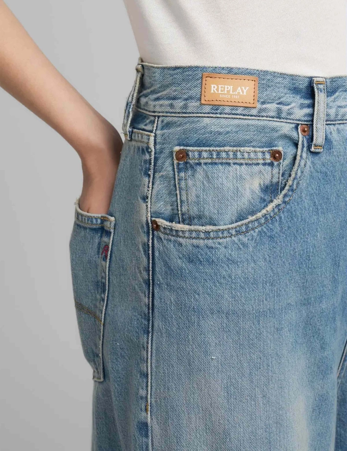REPLAY Jean Femme Baggy Oversize Margott 999 - 5