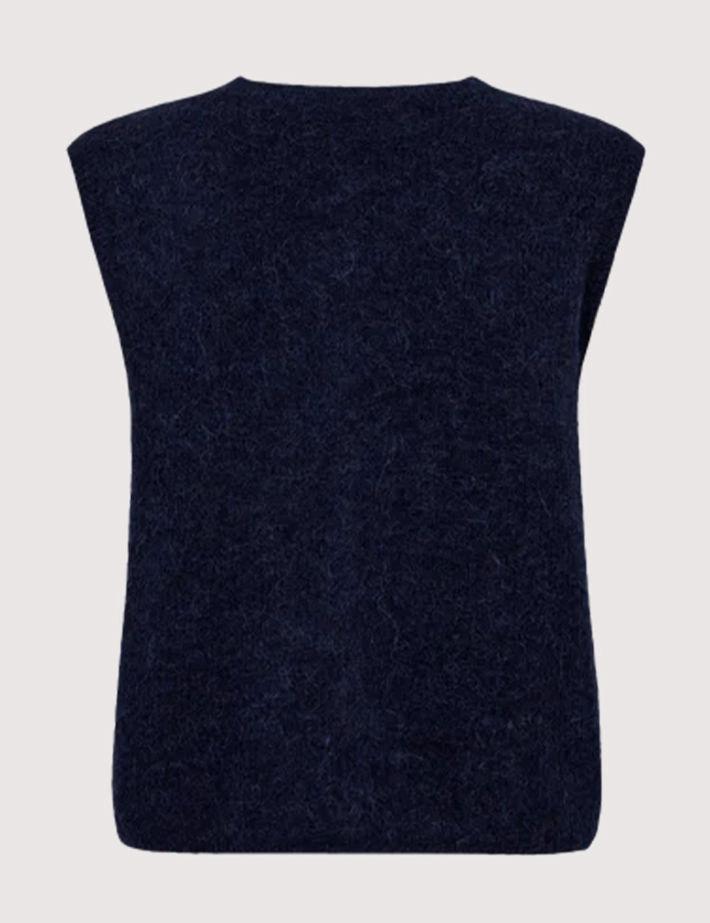 MOS MOSH Gilet Sans Manches Femme Almine Thora Noir - 4