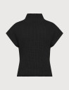 MOS MOSH Top Col Cheminé Femme Biola Bine Noir