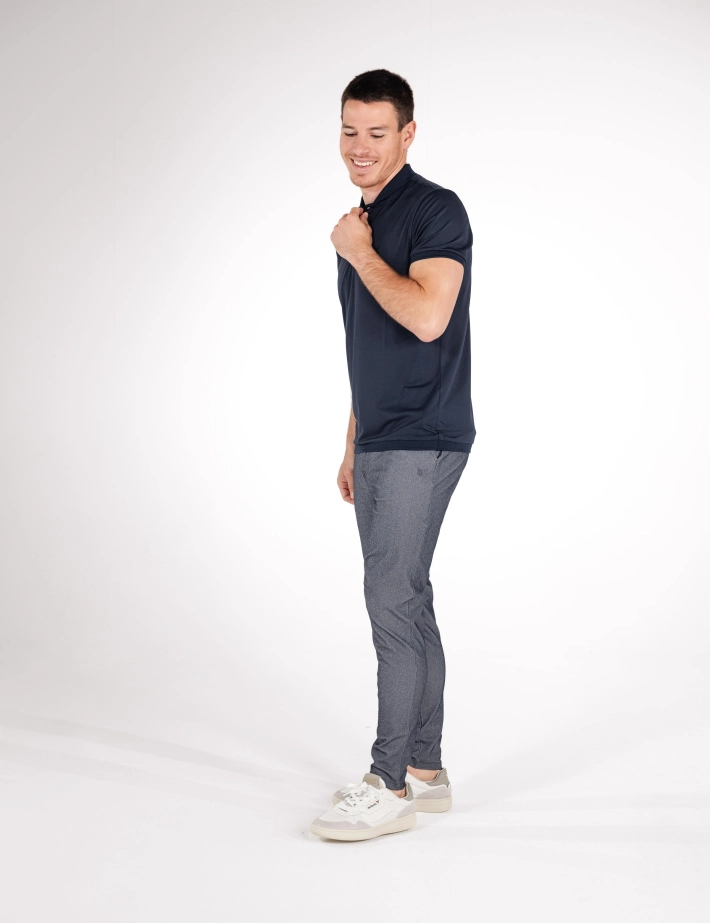 HBT BASICS | Essentiel ROSS Polo Marine Homme - 5