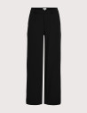 OBJECT Pantalon Large Femme Lisa Noir