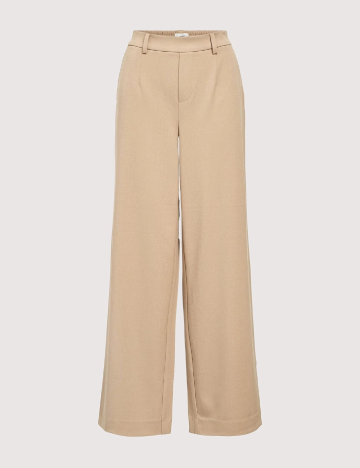 OBJECT Pantalon Large Femme Lisa Camel